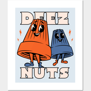 DEEZ NUTS | Doing Wires Club | Funny wire connectors Electrician meme Posters and Art